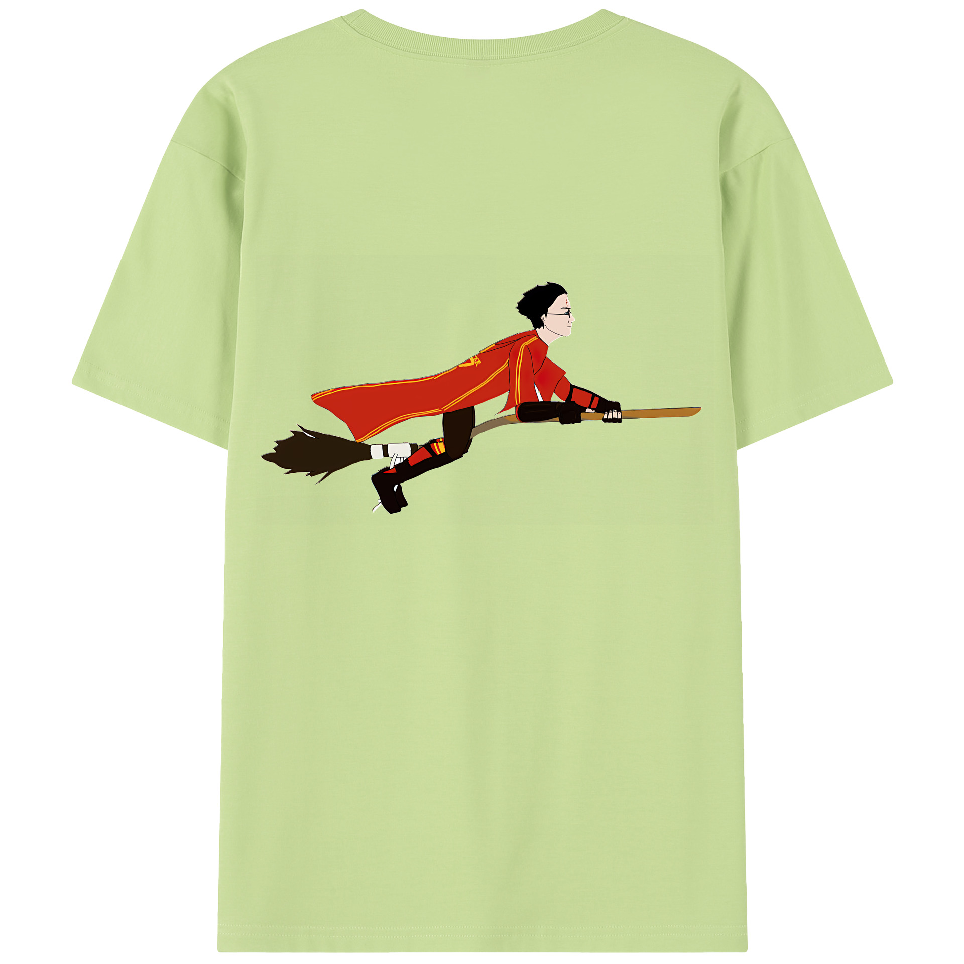 （画像用） Harry Potter ハリー・ポッターシリーズ 綿100％半袖Tシャツ（背面プリント）